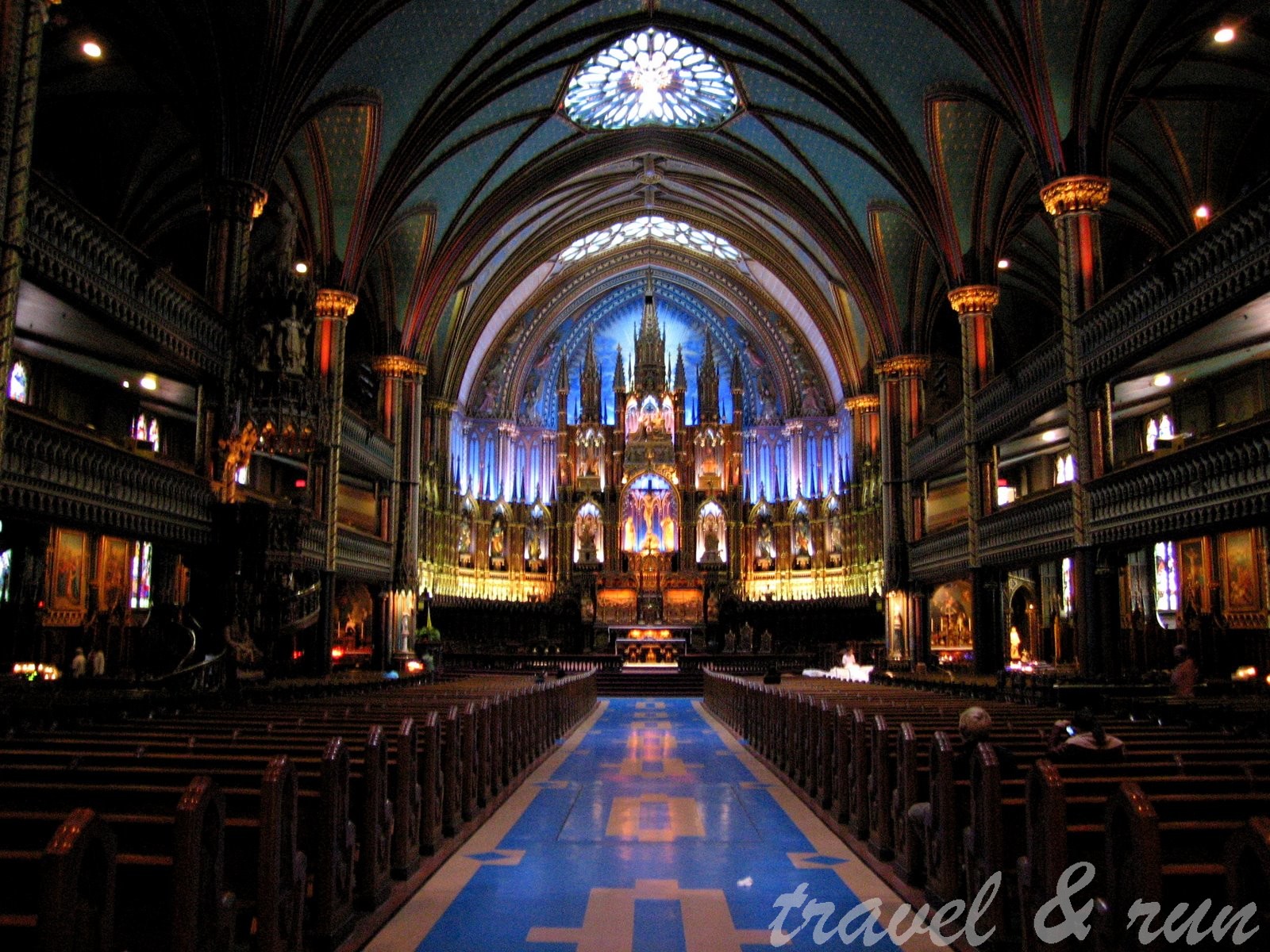 Montreal 蒙特婁 Notre-Dame Basilica of Montreal